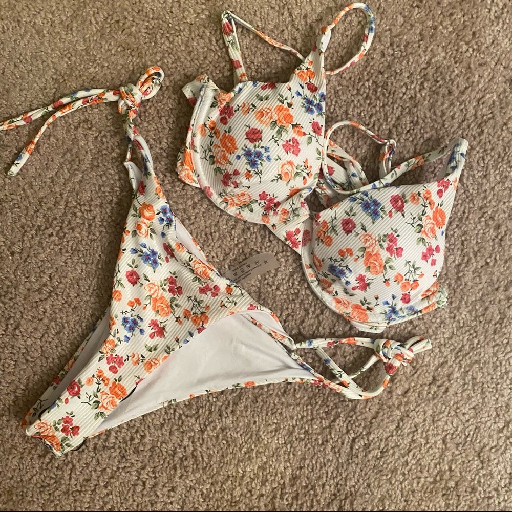 Shein String Underwire Bikini